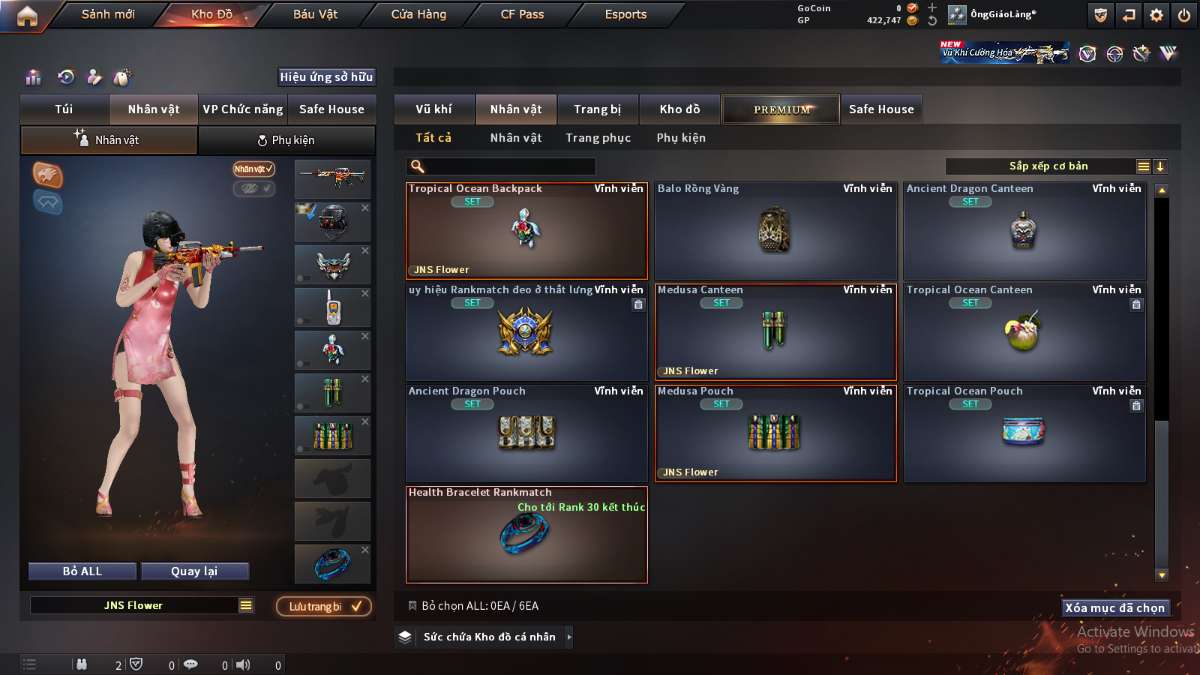 shop acc cf uy tin gia re